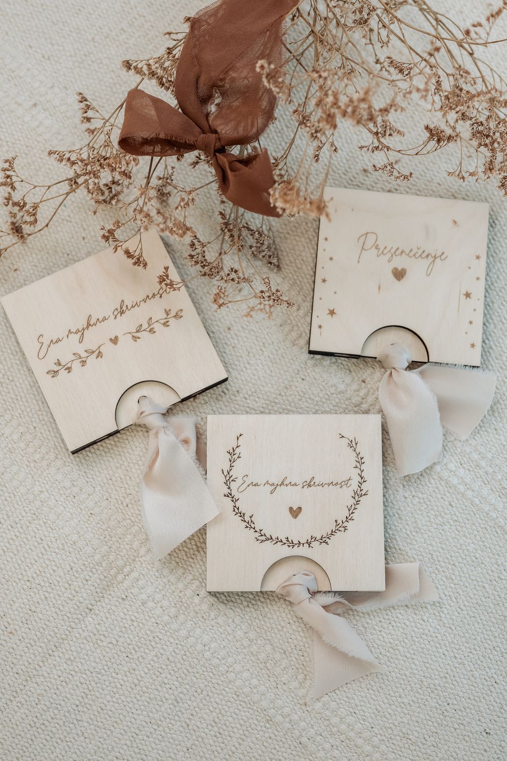 Lesen žepek za oznanitev nosečnosti