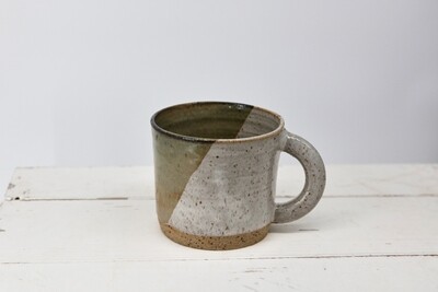 Mug - Flecked white pint mug. Mug - Flecked white pint mug.