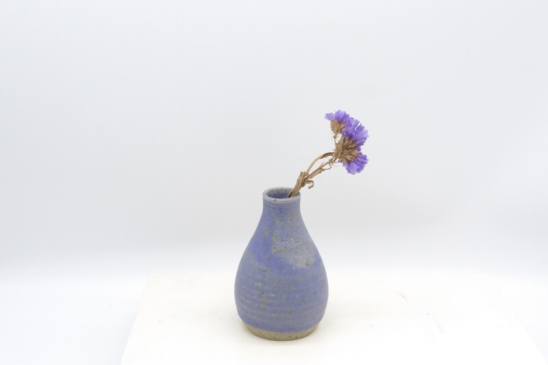 Vase - Purple bud vase.