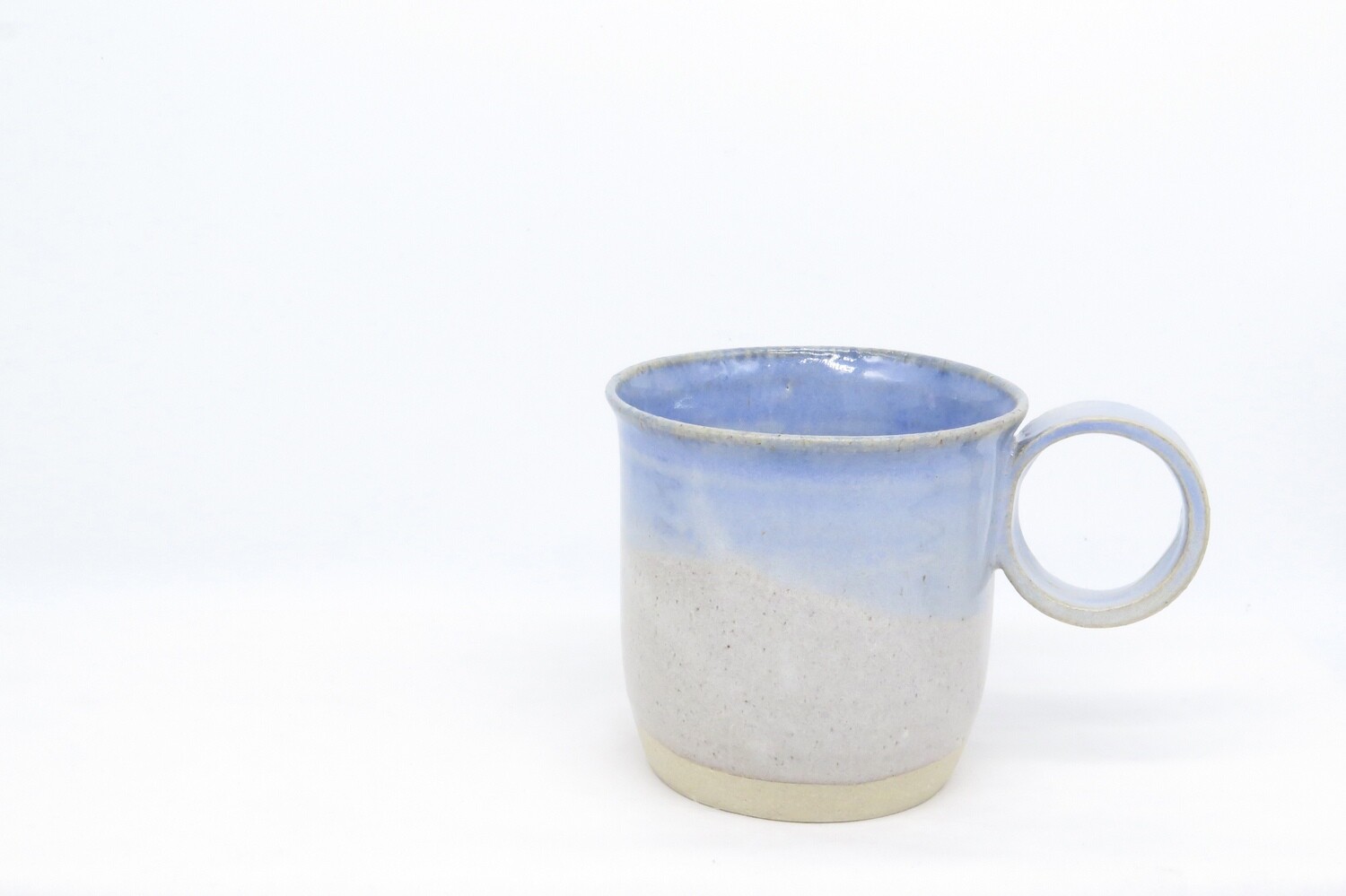 Mug - Sky blue and flecked white.
