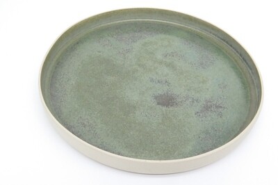 Dinner Plate - Mottled Green