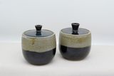 Lidded Jar - Black Sands