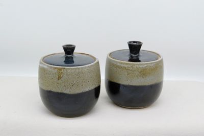 Lidded Jar - Black Sands Lidded Jar - Black Sands
