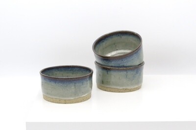 Ramekin - “Milky Way” Flecked white with mottled blue. Ramekin - “Milky Way” Flecked white with mottled blue.