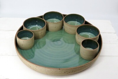 Thali Set - Peacock Green Thali Set - Peacock Green