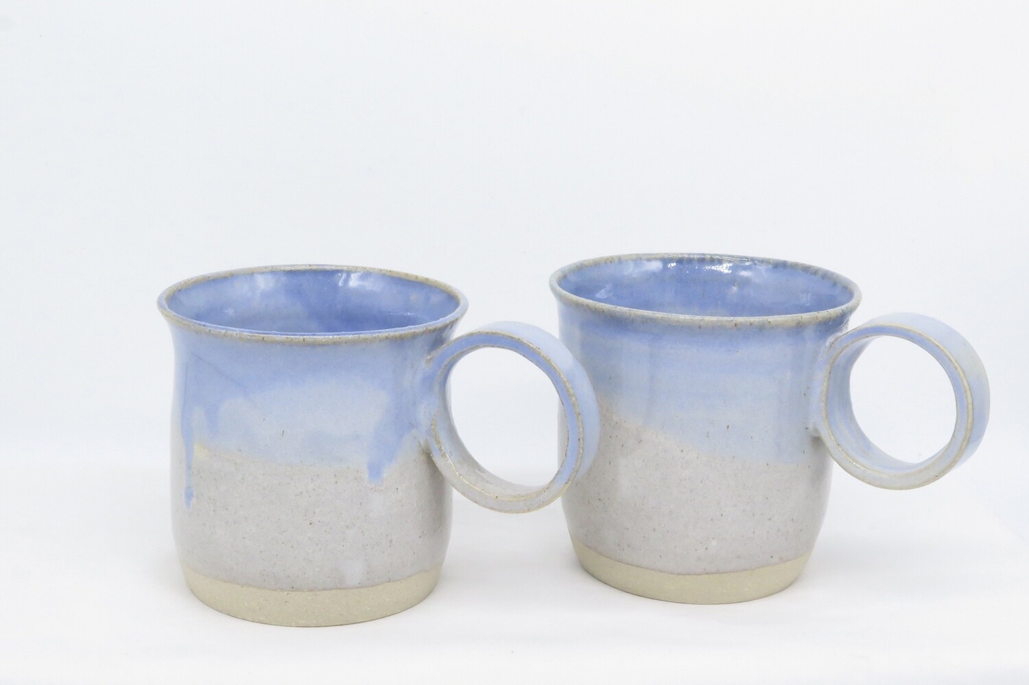 Mug - Sky blue and flecked white.