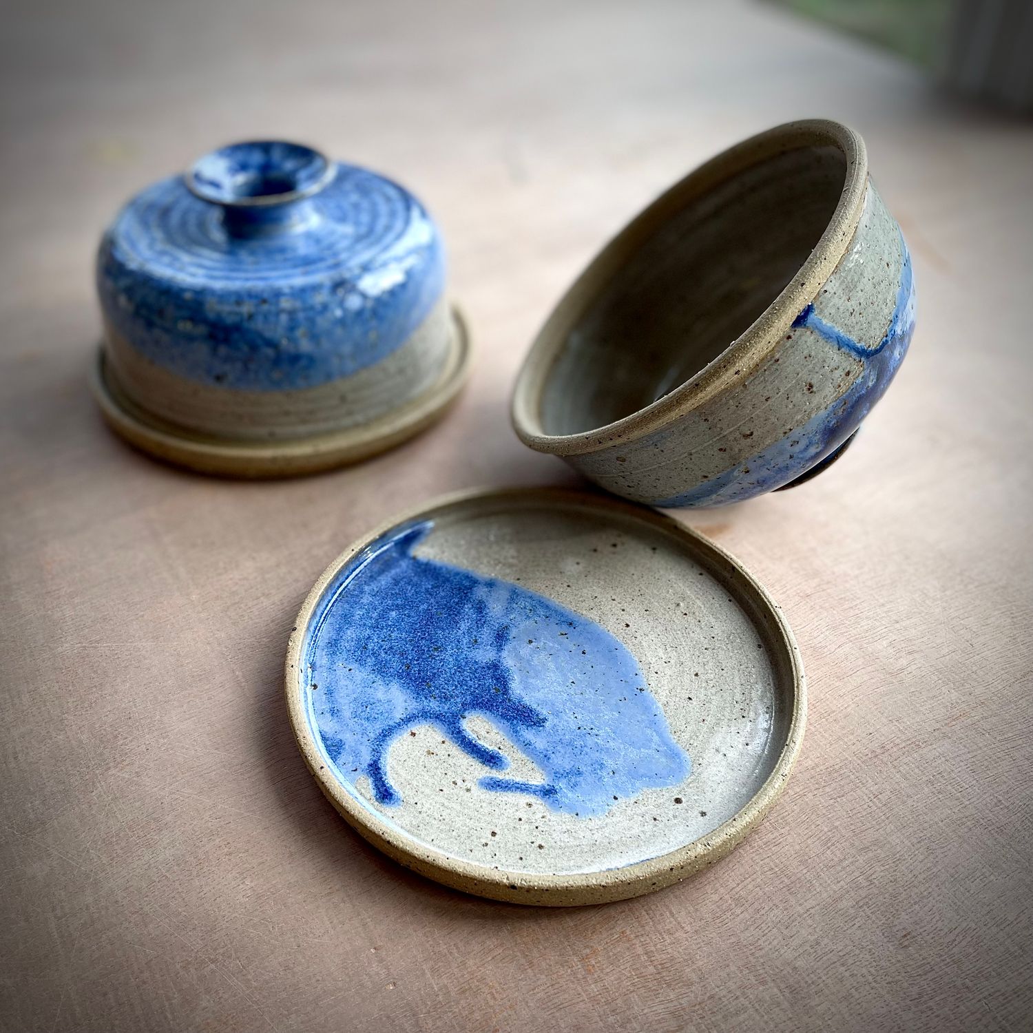 Butter Dish - Ocean Waves