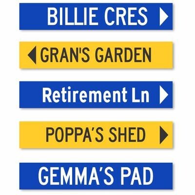 Personalised Street Signs