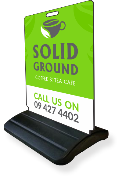 Media One Pavement Sign