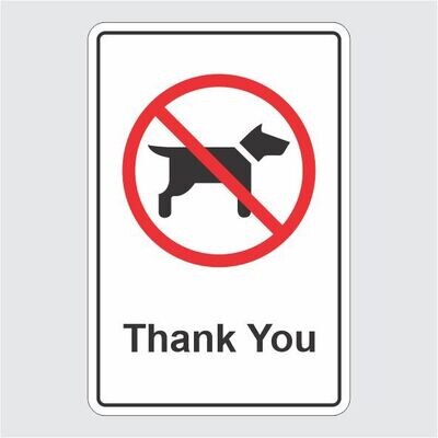 No Dogs Thankyou