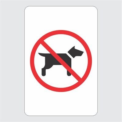 No Dogs Symbol Only