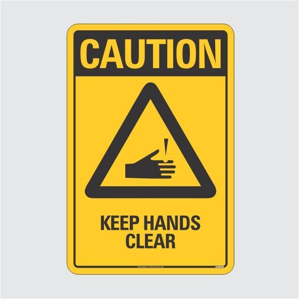 Caution Keep Hands Clear