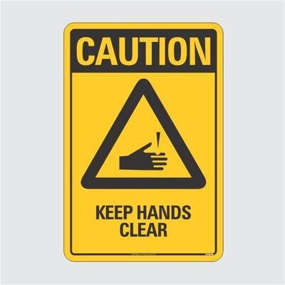 Caution Keep Hands Clear