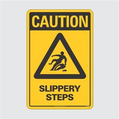 Caution Slippery Steps