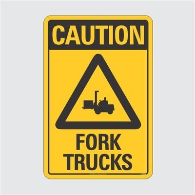 Caution Fork Trucks