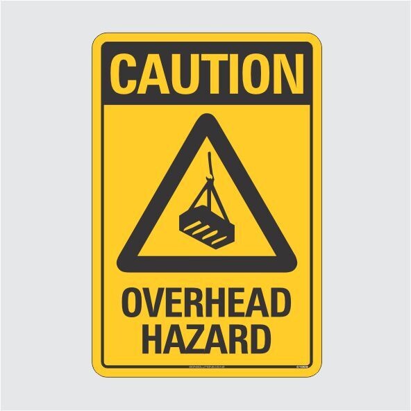Caution Overhead Hazard