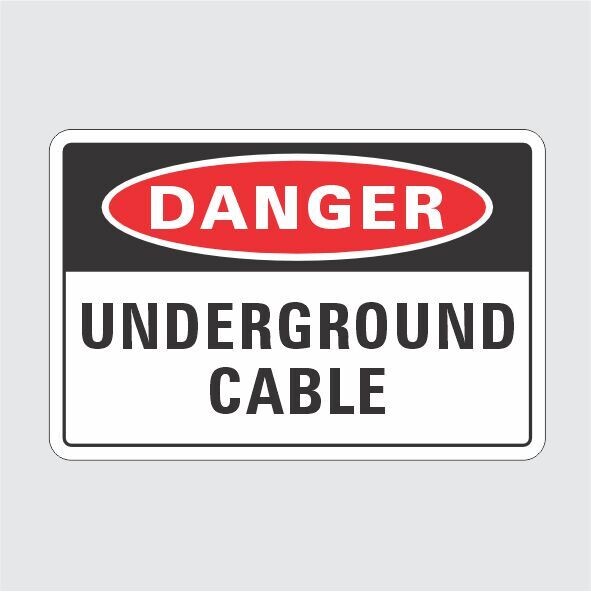 Danger Underground Cable