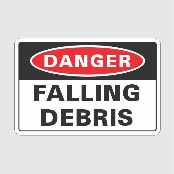 Danger Falling Debris