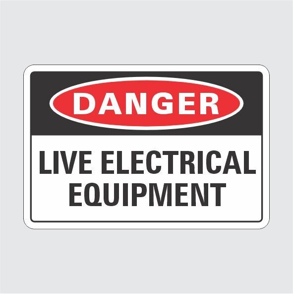 Danger Live Electrical Equipment