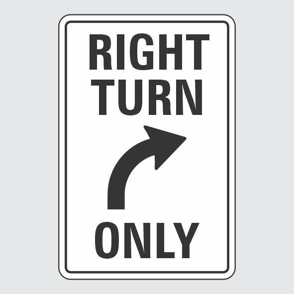 Right Turn Only