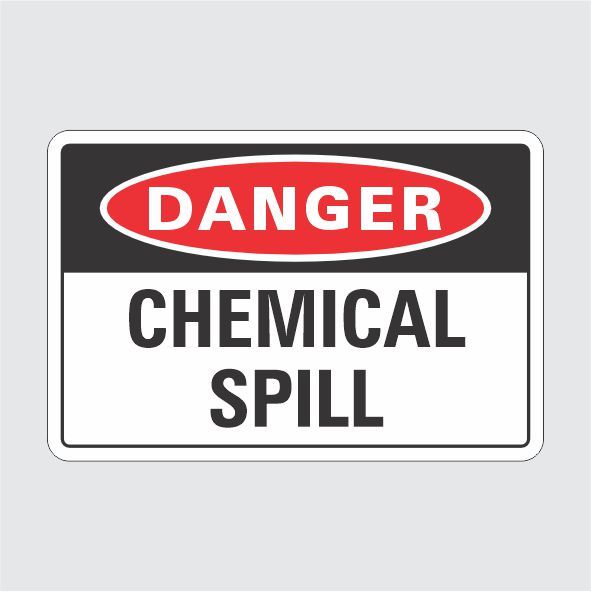 Danger Chemical Spill