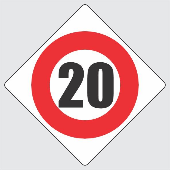 Speed Limit Diamond or Square