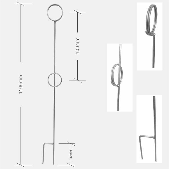 Pigtail Sign Stakes SP1