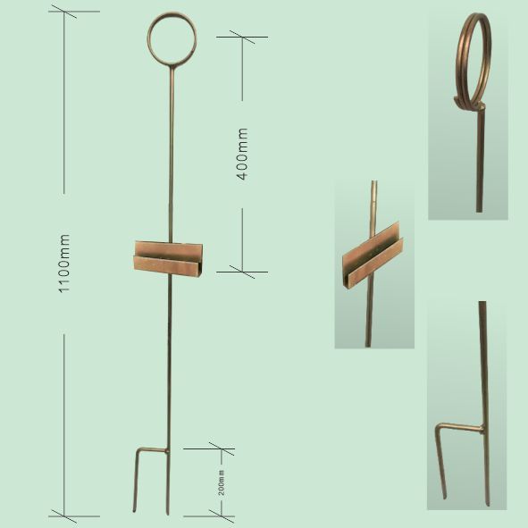 Pigtail Sign Stake with Slot SP2