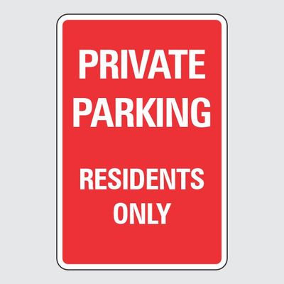 Private Parking Residents Only