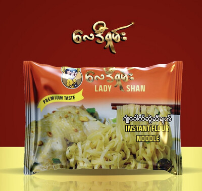 Lady Shan ဂျုံခေါက်ဆွဲဆီချက် (100g)
