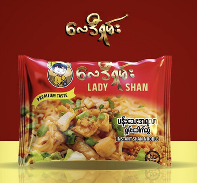 Lady Shan ရှမ်းခေါက်ဆွဲ (ပန်းသေးအရသာ) 100g