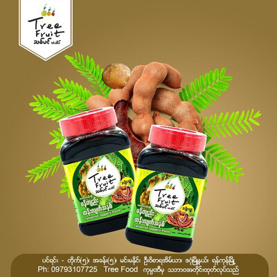 Tree Food မန်ကျည်းထန်းလျက် (ပုံမှန်) ဘူးကြီး (Net 600g)
