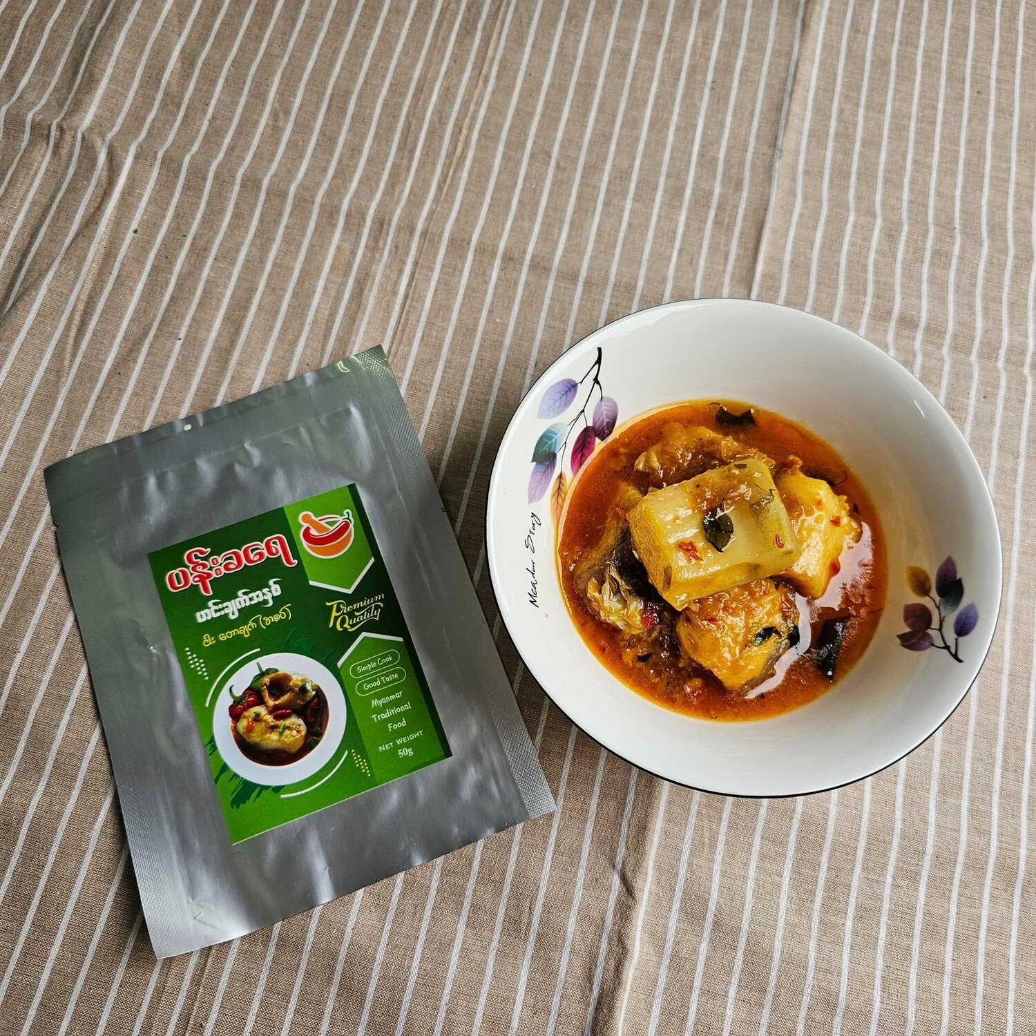 ပန်းခရေ ငါးတောချက် ဟင်းချက်အနှစ် အစပ် (50 g)