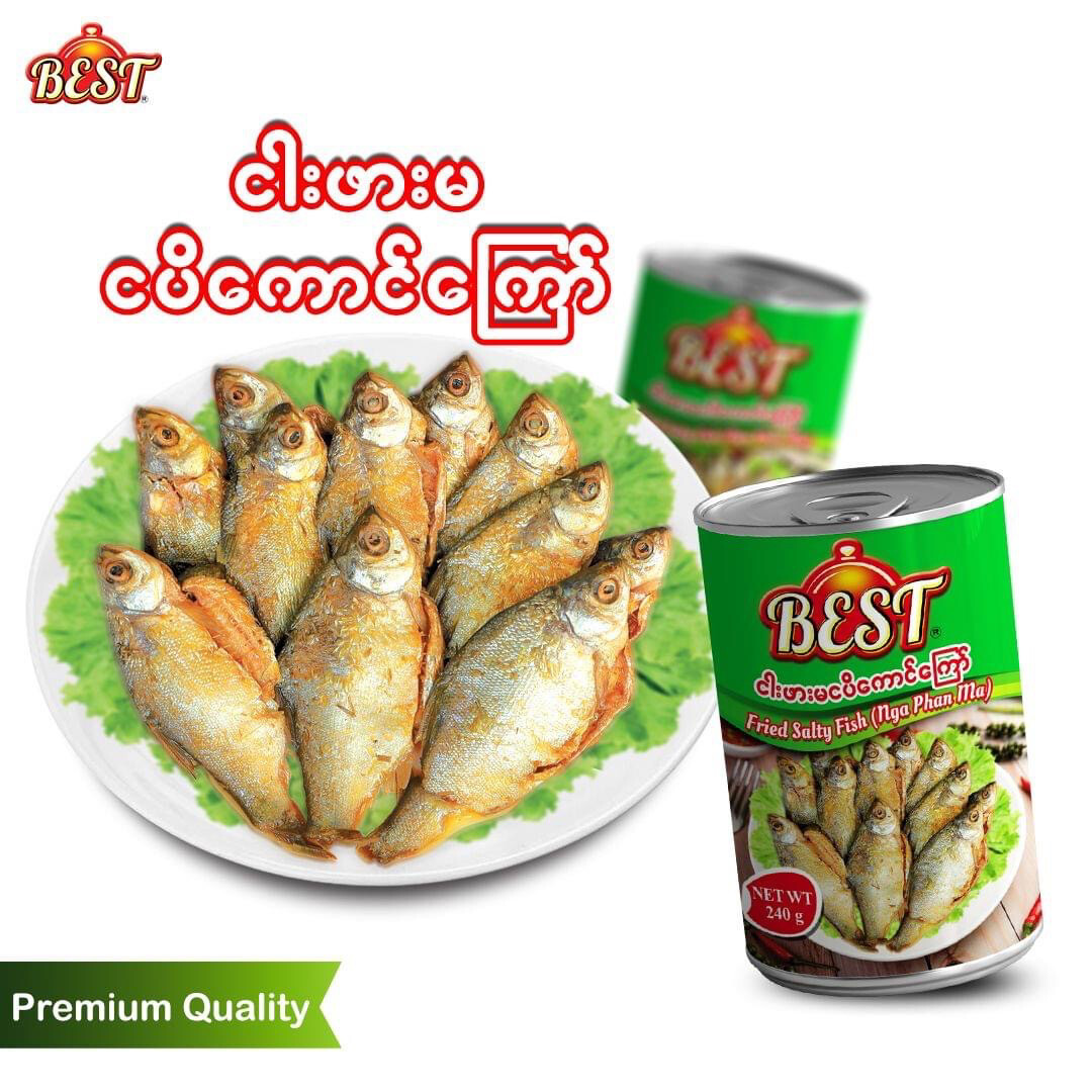 BEST ငါးဖားမငါးပိကောင်ကြော် (240g)