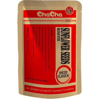 Cha Cha Roasted Sunflower Seeds (Spiced) 228g