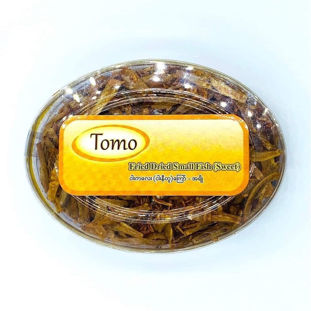 TOMO ငါးကလေး (ငါးနီတူ) ကြော် အချို (150g)