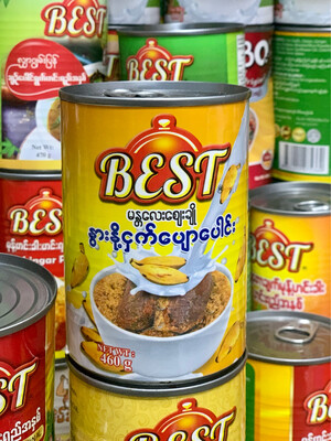 BEST မန္တလေး စျေးချို နွားနို့ ငှက်ပျောပေါင်း (460g)