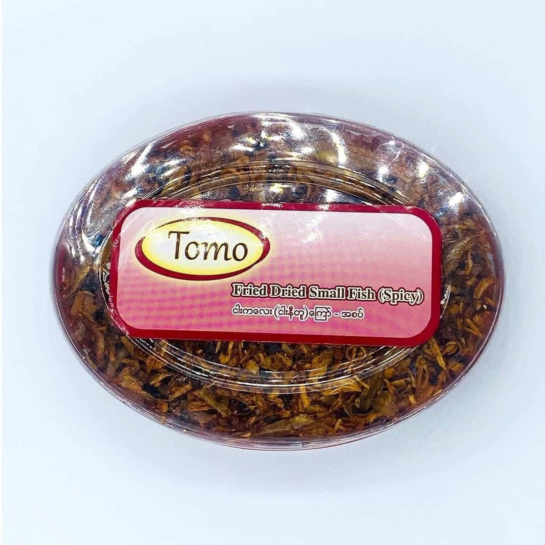 TOMO ငါးကလေး (ငါးနီတူ) ကြော် အစပ် (150g)