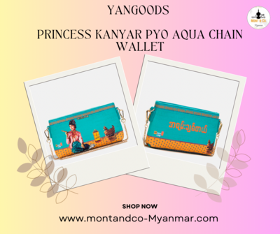 Yangoods Princess Kanyar Pyo Aqua Chain Wallet