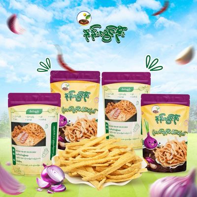 နန်းလွင်ဦး ကြက်သွန်ပေါင်းကြော် (180g)