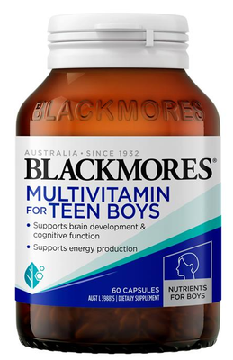 Blackmores Multivitamin For Teen Boys (60 Capsules) Blackmores Multivitamin For Teen Boys (60 Capsules)