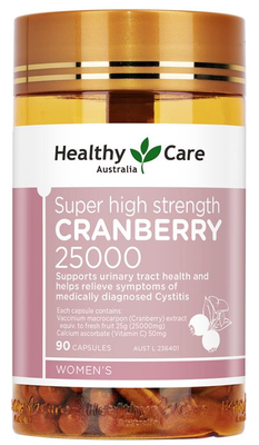 Healthy Care Super High Strength Cranberry 25000 (90 Capsules) (Exp: 01/2027)