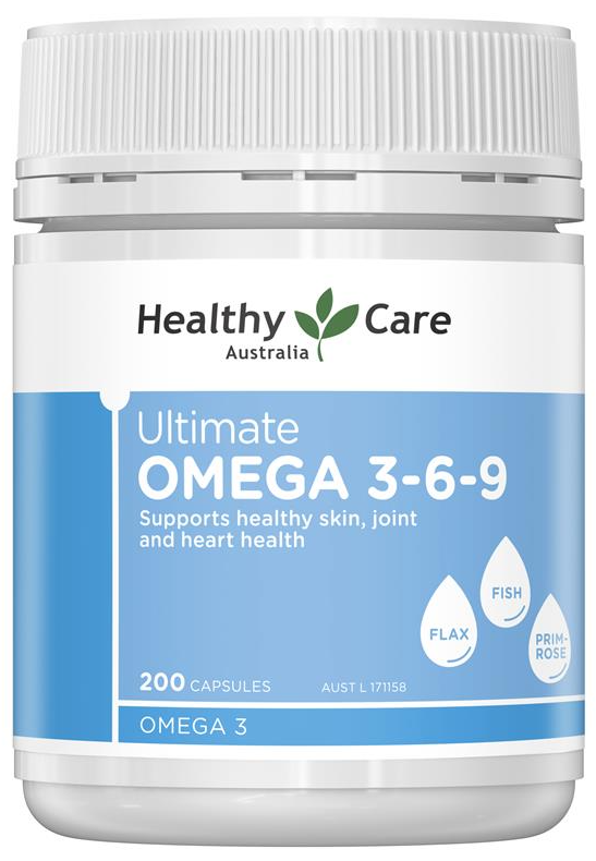 Healthy Care Ultimate OMEGA 3-6-9 (200 Capsules) (Exp: Nov 2027)