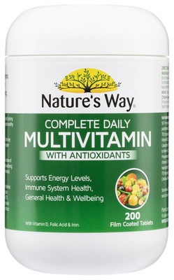 Nature's Way Complete Daily Multivitamin With Antioxidants (200 Tablets) (Exp: 11/2027)