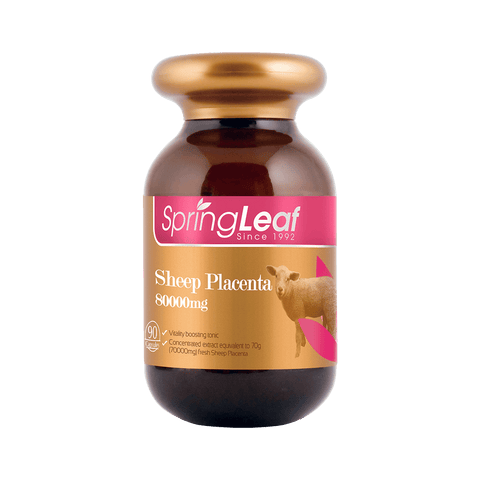 Spring Leaf Sheep Placenta 80000mg (90 Capsules)