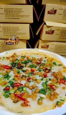 နတ်သုဒ္ဓါ လူ​ချောကြီးမှုန့် (Burmese Rice Pancake) 170g