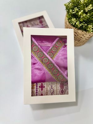ကလေး ရှမ်းရိုးရာဝတ်စုံ (size- 1-2 Year) (ခရမ်းရောင်)