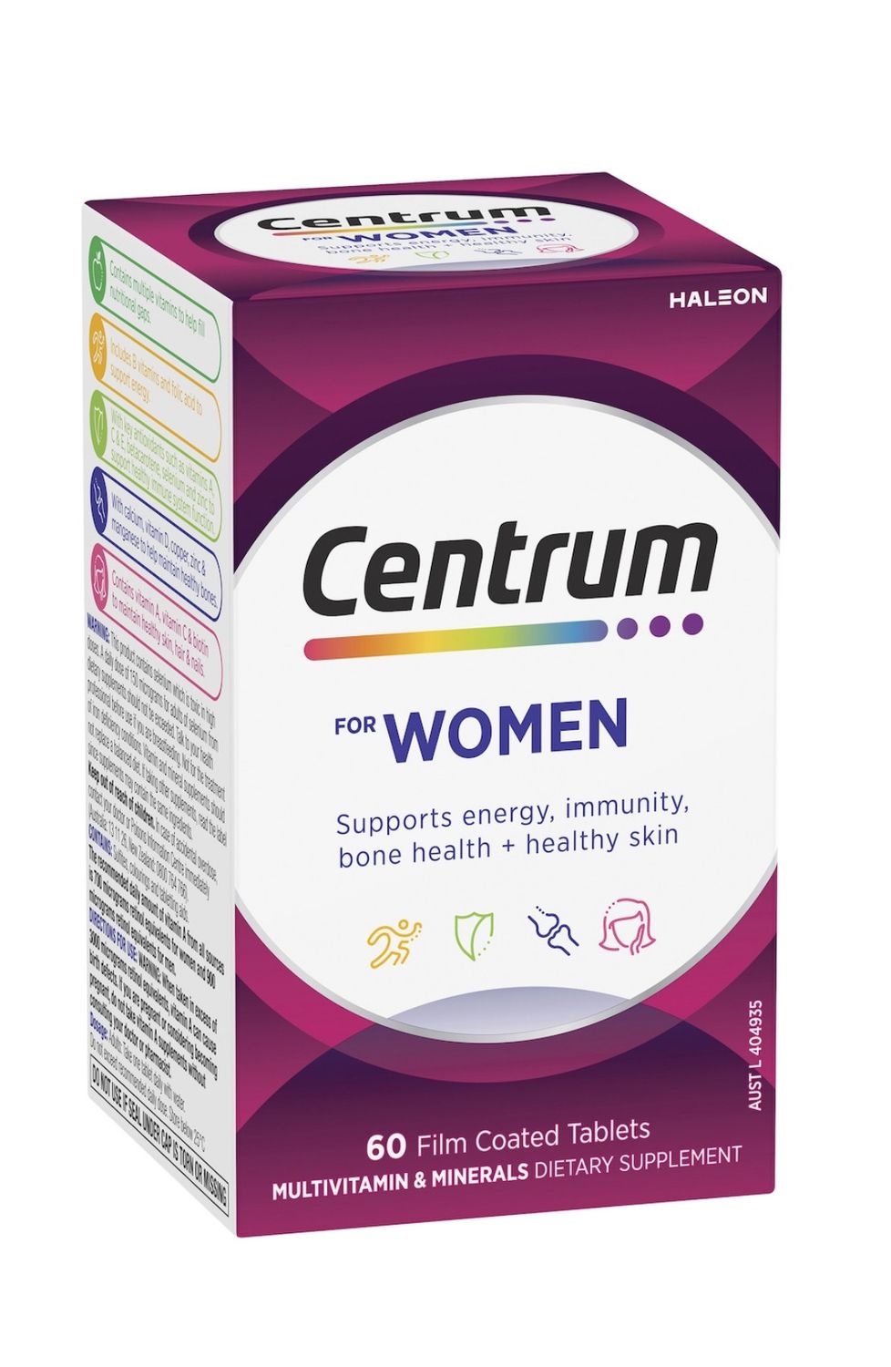 Centrum Women Multivitamin (60 Tablets) Exp: 03/2026