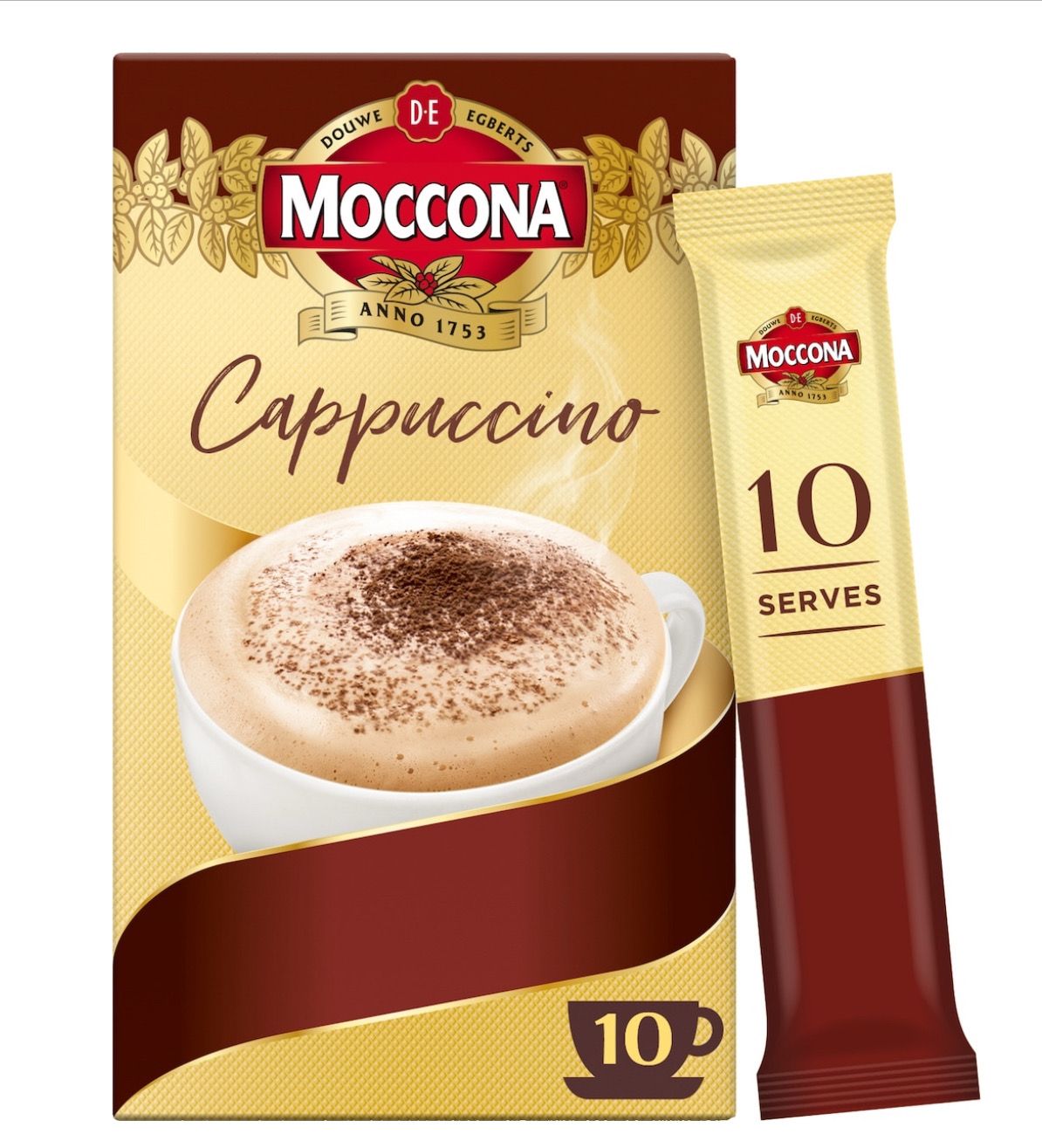 Moccona Coffee Sachets Cappuccino 10 pack