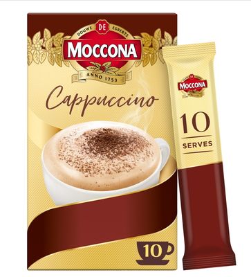 Moccona Coffee Cappuccino (10 Sachets)